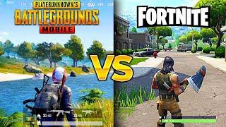 Pubg Mobile Vs Fortnite  2021 Full Game Comparison