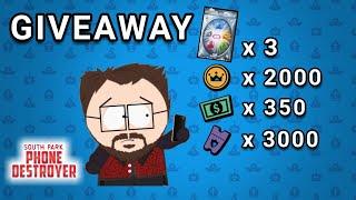 Giveaway #1  South Park Phone Destroyer