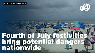 Celebrating with caution Fourth of July festivities bring potential dangers nationwide