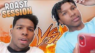 INTENSE ROASTING BATTLE AGAINST MY LIL BROTHER *it got personal*