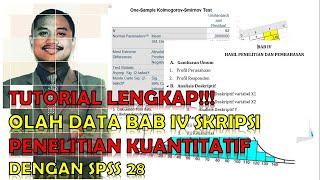 TUTORIAL LENGKAP CARA MENGOLAH DATA BAB 4 SKRIPSI PENELITIAN KUANTITATIF REGRESI BERGANDA