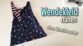 Wendekleid Nähanleitung - OHNE Schnittmuster - Für Anfänger - Nähtinchen