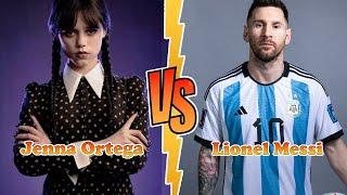 Jenna Ortega VS Lionel Messi Transformation  From Baby To 2024