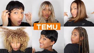 Ordering CHEAP Temu wigs  Was it worth it?