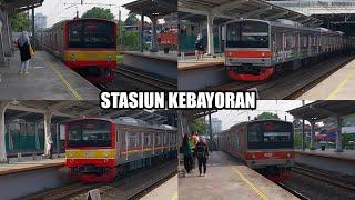 Ramee Banget KRL JR 205 Series Di Stasiun Kebayoran Pada Pagi Hari