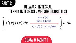 BELAJAR TEKNIK INTEGRASI METODE SUBSTITUSI DALAM 8 MENIT