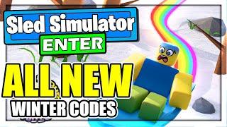 Sled Simulator WINTER CODES *UPDATE* ALL NEW ROBLOX Sled Simulator CODES