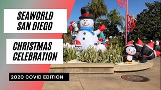 SeaWorld San Diego November 2020 Christmas Celebration Daytime walk around