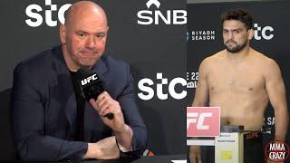Dana White reacts to Kelvin Gastelum EXTREMELY disappointing weight miss