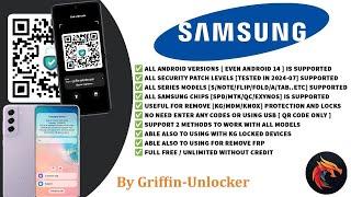 Free New Method Remove FRP Samsung Using QR Code  Enable ADB SAMSUNG  Support Latest Security 2024
