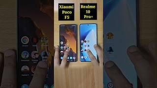 Poco F5 5G Vs Realme 10 Pro Plus 5G Speed Test Comparison  