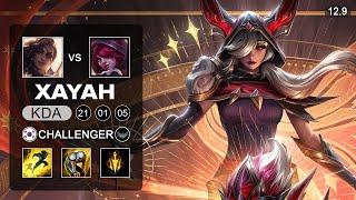 Xayah vs Samira ADC - KR Challenger - Patch 12.9 Season 12