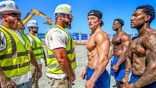 Construction Workers vs. Bodybuilders - Whos Stronger?