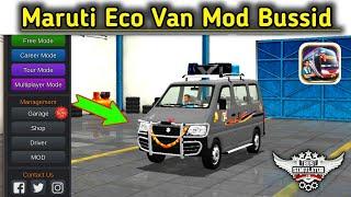 How to add Indian Maruti Ecco Mod in Bus Simulator Indonesia  Maruti ECCO Van Mod For Bussid