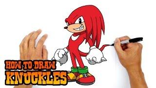 How to Draw Knuckles  Sonic the Hedgehog