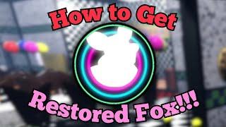 How to Get Restored Fox Badge  Freddys Reality  Roblox