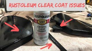 Crystal Clear Enamel by Rustoleum Review on Metal and Plastic Motorcycle Parts.