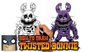 How to Draw Twisted Bonnie  FNAF The Twisted Ones