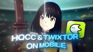 【Tutorial】 How to make the cleanest twixtor and HQCC on MOBILE