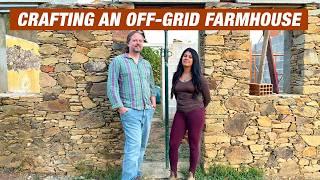 Stone by Stone Cladding Our Off-Grid Farmhouse Wall & Roof Build