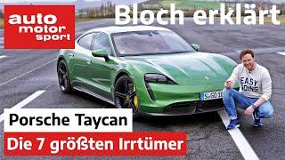 0-100 Verbrauch & Nordschleife Die 7 größten Irrtümer zum Porsche Taycan - Bloch erklärt #90  ams
