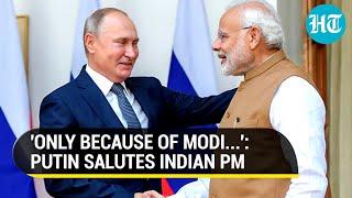 Couldnt Intimidate India Putin Mocks West Applauds PM Modi For Standing With Russia