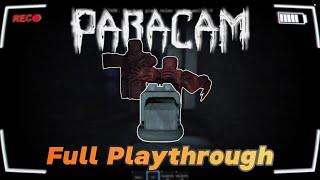 ROBLOX PARACAM - Solo Playthrough CHAPTER 1