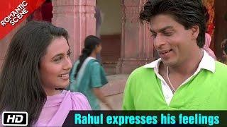 Rahul expresses his feelings - Romantic Scene - Kuch Kuch Hota Hai - Shahrukh Khan Rani Mukerji