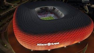 FIFA 15 Stadiums Preview  Camp Nou Emirates Anfield Santiago Bernabeu +more