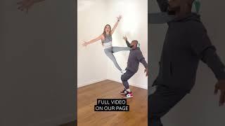 Have you tried this viral partner challenge yet? It definitely took a few attempts for us #shorts