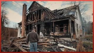 Man Rebuilds BURNED DOWN House From Scratch  Start to Finish by @mindsparx1