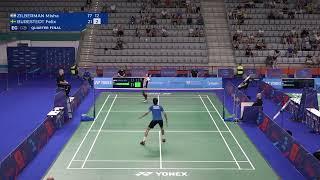 - MS - Burestedt Felix vs Zilberman Misha - European Games 2023 - Badminton Highlights -