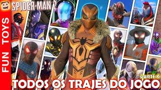 TODOS os TRAJES e PODERES do Marvel SPIDER-MAN 2  PARTE 6  Trajes do Miles Morales  PS5