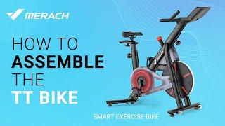 Merach TT  Smart Magnetic Exercise bike Assembly Guide  Really Easy To Assemble