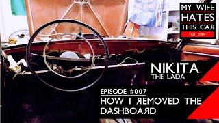 How To Remove The Dashboard From A Lada - Nikita The Lada 1200 Episode 007 Restoring A Lada