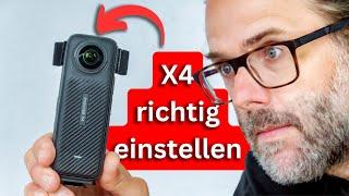 Insta360 X4 Tutorial Die besten Video-Einstellungen