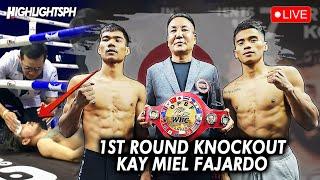 AND STILLFIRST ROUND KNOCKOUTMiel Fajardo Knockouts Highlights