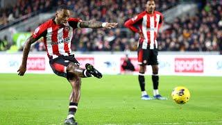 Ivan Toney Freekick Goal  Brentford FC v Nottingham Forest  Premier League