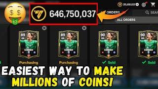 BEST WAY TO MAKE MILLIONS OF COINS IN FC MOBILE THIS MARKET TRICK IS INSANE