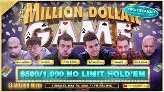 $1 MILLION BUYIN Tom Dwan Doug Polk Nik Airball Wesley - MILLION DOLLAR GAME PART 2