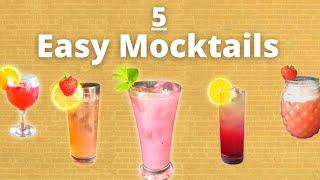 5 Easy Mocktails You Need To Try  Refreshing Summer Drinks to cool you down