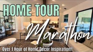 Model Home Tour Marathon  Over 1 hour of Home Decor Inspiration