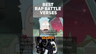 GLaDOS BEST RAP BATTLE VERSES #rapbattle #animation #rickandmorty #portal