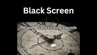 Black Screen  Sleeping Sound - 8h white noise clock ticking