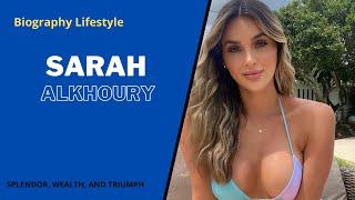 We are presenting Sarah Alkhoury an American model Instagram star and social media influencer.