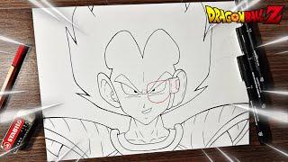 Speed LINE ART Vegeta - Saiyan Saga Dragon Ball Z