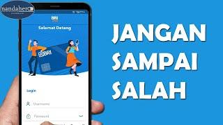 APLIKASI CEK SALDO ATM BRI YANG BENAR