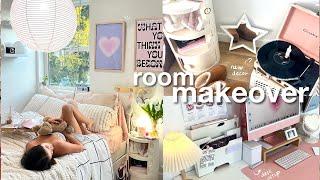 Room Makeover  decorate + clean with me pinterest-inspired aesthetic transformation