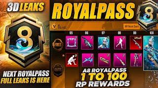 A8 Royal Pass 1 To 100 RP 3D Leaks Is Here Free Upgradable Gun & Vehicle Skin PUBGM