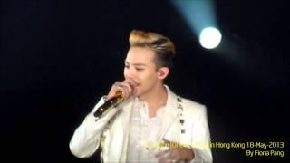 130518 GD 1st World Tour in HK - 광동어 말하기